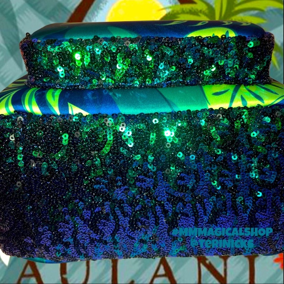 Loungefly Disney Aulani Sequined Paradise Vibes Backpack and Matching Wallet main image 6